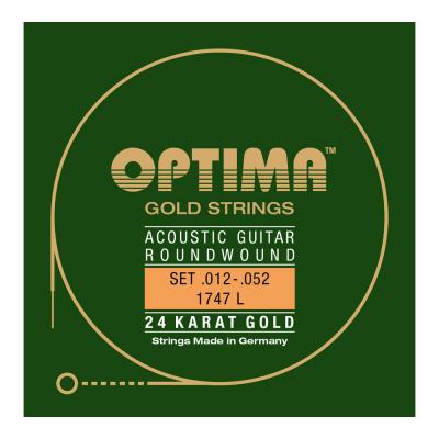 Optima Strings 1747.L Acoustic Guitar 24K Gold Strings アコースティックギター弦