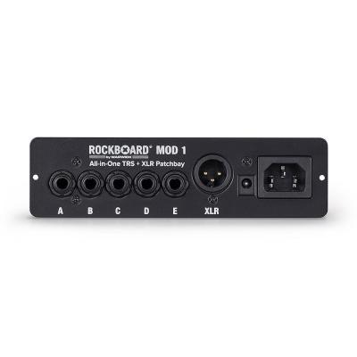 RockBoard RBO B MOD 1 V2 All-in-One TRS & XLR IEC & Barrel Patchbay ペダルボード用 パッチベイ 正面画像