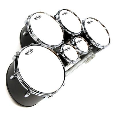 EVANS TT10MXW 10' MX White Marching Tenor Head マーチングテナードラムヘッド 設置例画像