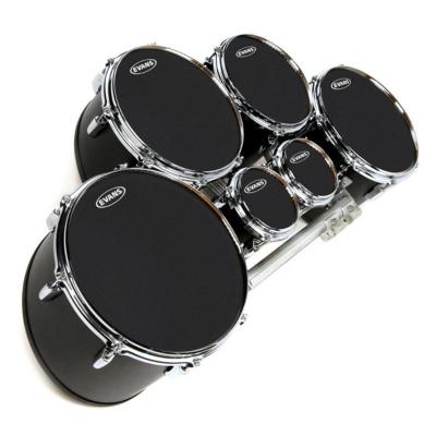 EVANS TT06MXB 6' MX Black Marching Tenor Head マーチングテナードラムヘッド 設置例画像