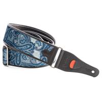 Righton! STRAPS PAISLEY VELVET-60 BLUE ギターストラップ