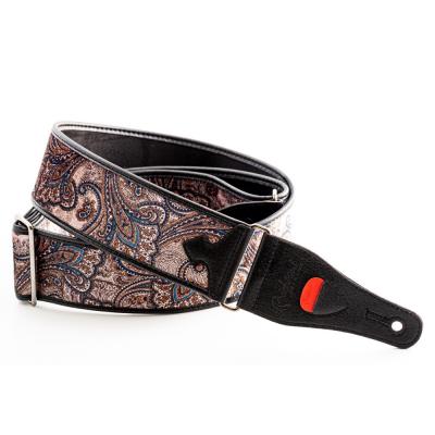 Righton! STRAPS PAISLEY VELVET-60 Brown ギターストラップ