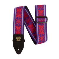 ERNIE BALL 5330 ROYAL FLUSH RED JACQUARD STRAP P05330 ギターストラップ