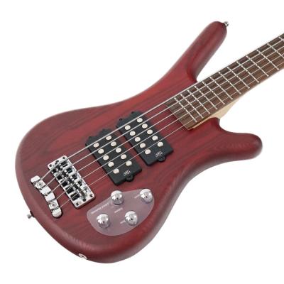 WARWICK Rockbass Corvette $$ 5st Burgundy Red Transparent Satin 5弦エレキベース ボディトップ画像