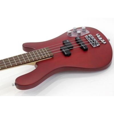 WARWICK Rockbass Streamer LX 4 Burgundy Red Transparent Satin エレキベース アップの画像