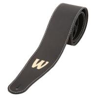 WARWICK Teambuilt Genuine Leather Bass Strap Black Gold Embossing ベースストラップ