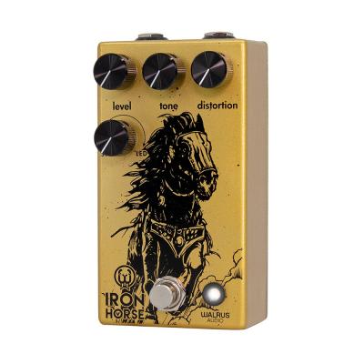 WALRUS AUDIO WAL-IRON/V3 Iron Horse V3 ディストーション ギターエフェクター 斜めアングル画像