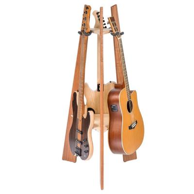 Ruach Music RM-GR1-MA 3-Way Guitar Rack Mahogany and Ash ギタースタンド 使用例