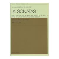 木管楽器シリーズ（ZWI‐014）シックハルト：24のソナタ 第4巻 全音楽譜出版社