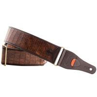 Righton! STRAPS ALLIGATOR Brown ギター ベース用ストラップ