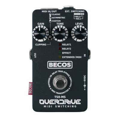 BECOS Overdrive/MIDI Amp Channel Switcher オーバードライブ MIDIコントローラー ギターエフェクター