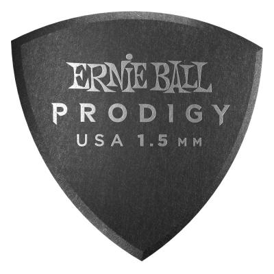 ERNIE BALL 9332 1.5mm Black Large Shield Prodigy Picks 6-pack ギターピック