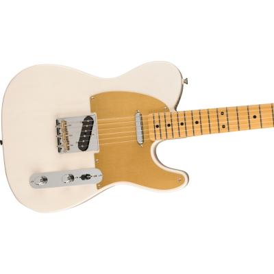 Fender JV Modified ’50s Telecaster White Blonde エレキギター 斜めアングル画像