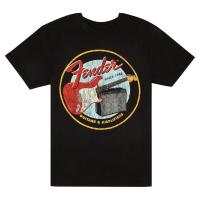 Fender 1946 Guitars & Amplifiers T-Shirt Vintage Black S Tシャツ 半袖