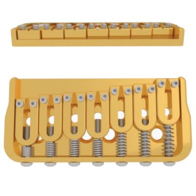 HIPSHOT 7 String Fixed Guitar Bridge Gold 0.125 7弦ギター用ブリッジ