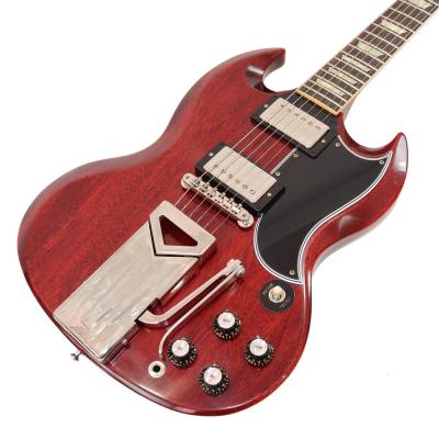Gibson Custom Shop 60th Anniversary 1961 Les Paul Sg Standard With Sideways Vibrola Cherry Red Vos ギブソン レスポール Sg 60thアニバーサリーモデル Chuya Online Com 全国どこでも送料無料の楽器店