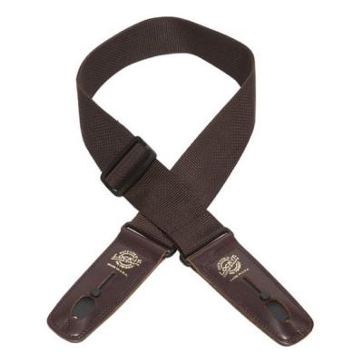 LOCK-IT STRAP Poly Pro 2” LIS 006 P2-BRN/BRN ギターストラップ