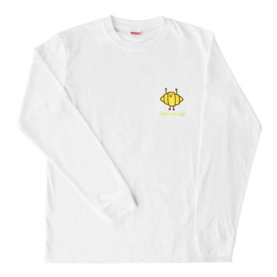 Effects Bakery Croissant Lサイズ 長袖 Tシャツ ホワイト