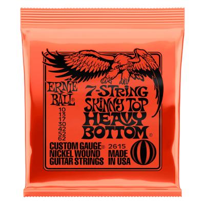 ERNIE BALL 2615 Skinny Top Heavy Bottom Slinky 7-String 10-62 7弦用エレキギター弦