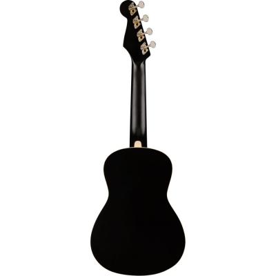 Fender Avalon Tenor Ukulele BLK WN テナーウクレレ 背面全体の画像