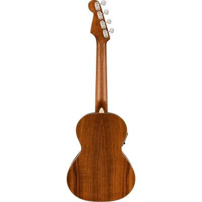 Fender Montecito Tenor Ukulele SEB WN エレクトリックテナーウクレレ 背面全体の画像