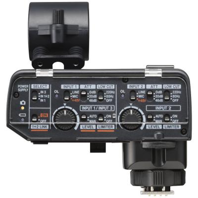 TASCAM CA-XLR2d-F FUJIFILM Kit ミラーレスカメラ対応XLRマイクアダプター コントロール画像