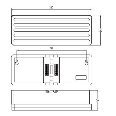 MASSIVE MS-307D/L ローインピーダンス 耐熱壁掛けスピーカー 製品仕様