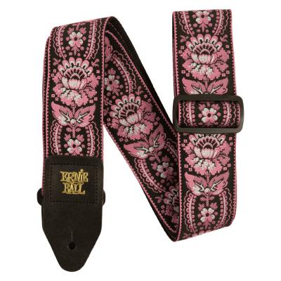 ERNIE BALL 5347 JACQUARD STRAP PINK ORLEANS ギターストラップ