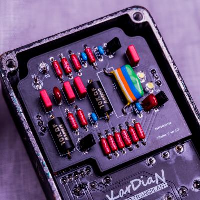 KarDiaN Vitamin C Pumpkin Orange Ver. ファズ ギターエフェクター 内部基盤画像