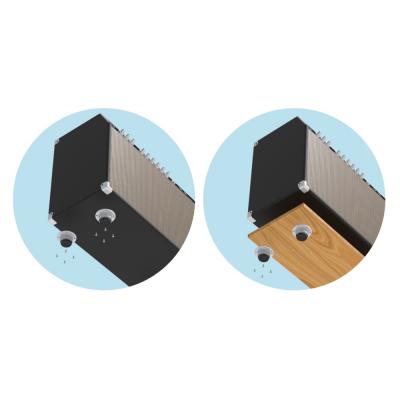 ISO ACOUSTICS STAGE 1 インシュレーター 4個セット 設置図画像