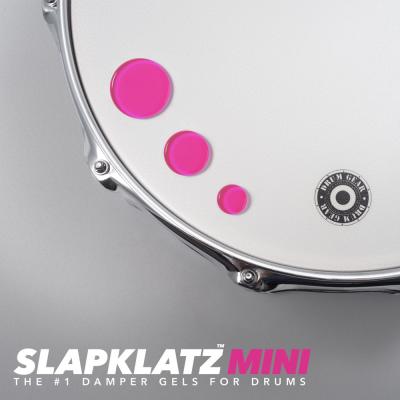 SlapKlatz MINI GEL Pink ドラム用ミュートジェル 使用例画像