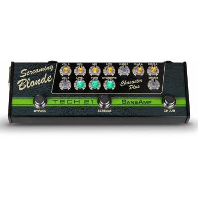 TECH21 SansAmp CHARACTER PLUS SERIES Screaming Blonde オーバードライブ ギターエフェクター