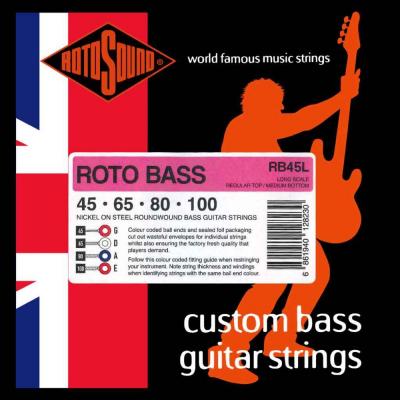 ROTOSOUND RB45L ROTO BASS NICKEL CUSTOM 45-100 エレキベース弦