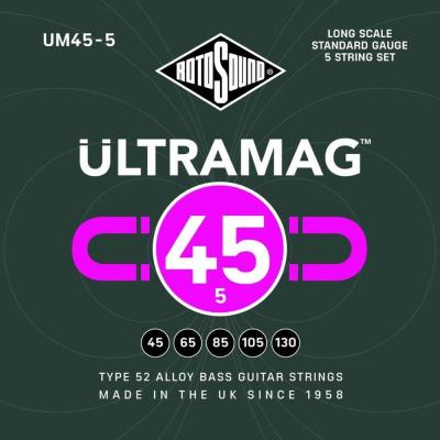 ROTOSOUND UM45-5 ULTRAMAG 5-STRING STANDARD 45-130 5弦ベース用 エレキベース弦