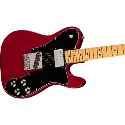 Fender American Vintage II 1977 Telecaster Custom MN Wine エレキギター 斜めアングル画像
