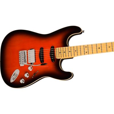 Fender Aerodyne Special Stratocaster HSS MN Hot Rod Burst エレキギター 斜めアングル画像