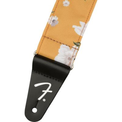 Fender Floral Strap Marigold 2' ギターストラップ ストラップエンド画像