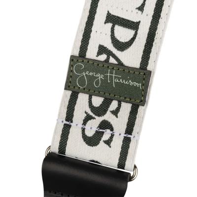 Fender George Harrison All Things Must Pass Logo Strap White/Black 2' ギターストラップ White/Black 2' 画像