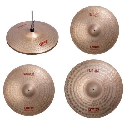 UFiP NATURAL ALBERTO SET 2 (14" HIHAT + 16" CRASH + 18" CRASH + 20" RIDE 全てLow Pitch) シンバルセット