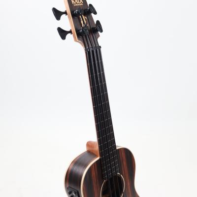 KALA UBASS-EBY-FL20_06 STRIPED EBONY フレットレス ウクレレベース 指板画像