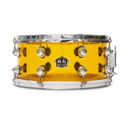 NATAL S-AC-S455-ON1 Arcadia Acrylic Transparent Orange 14" × 5.5" スネアドラム