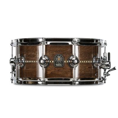 NATAL S-TW-S465-IWG Tulipwood Snare w/Inlay Gloss 14" x 6.5" スネアドラム