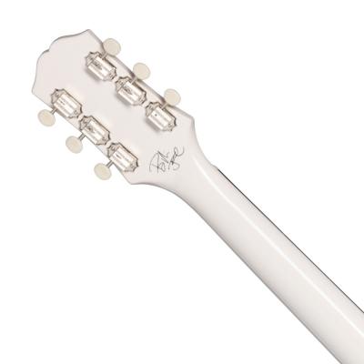 Epiphone Billie Joe Armstrong Les Paul Junior Classic White エレキギター ヘッドバック画像