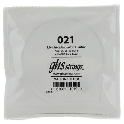 GHS 021 Singles Plain Steel Strings .021 ギター用 バラ弦