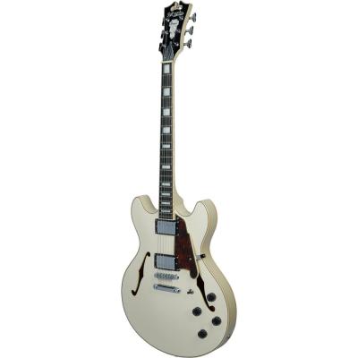 D’Angelico Premier DC Champagne エレキギター トップ、サイド画像