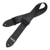 EPIPHONE AEST-SBLK SEATBELT GUITAR STRAP BLACK ギターストラップ