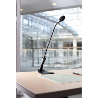 SHURE CVG12DS-B/C-X グースネックマイクロホン 30cm デスクトップモデル LED付き 使用例画像1