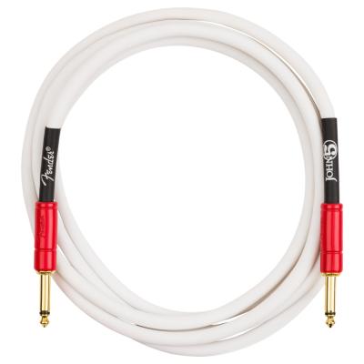 Fender フェンダー JOHN 5 INST CABLE WHT/RD ジョン5 3m ギターケーブル 本体画像