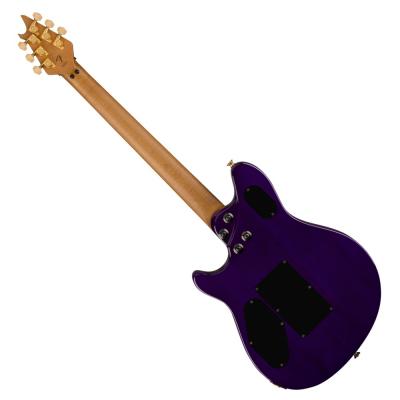 EVH イーブイエイチ Wolfgang Special QM Purple Burst エレキギター バック画像