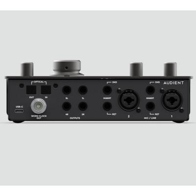 Audient iD24 オーディオインターフェース 入出力端子側画像